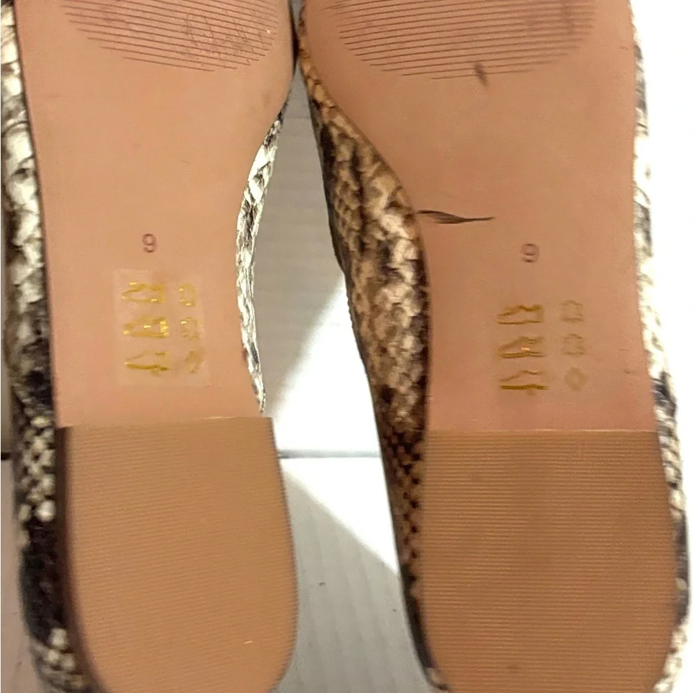Madewell Snakeskin leather Patterned Women's Loafers
